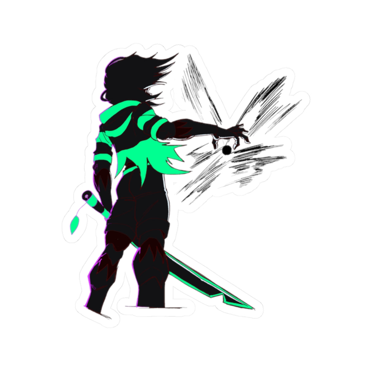 Alexander The Swordsman - Die Cut Sticker
