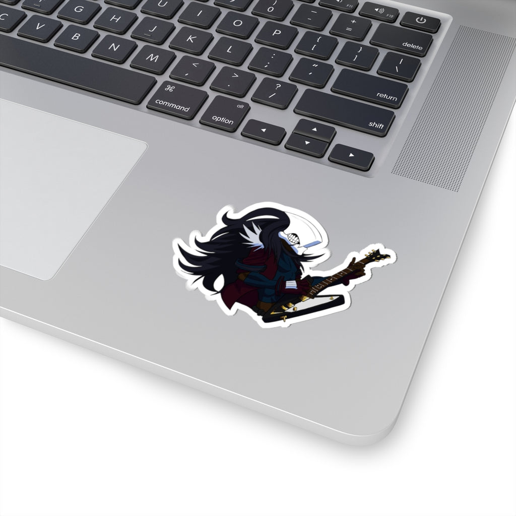 Nyx The Guitarist - Die Cut Sticker