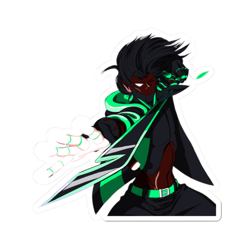 Alexander Sword Pose - Die Cut Sticker