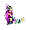Casey (No Straight Roads 2) - Die Cut Sticker
